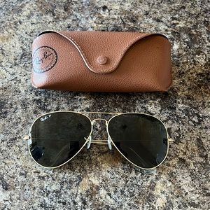Men’s Ray - Ban polarized large aviator metal